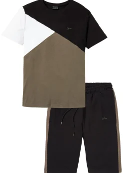 Camiseta y bermudas de chándal (2 piezas)