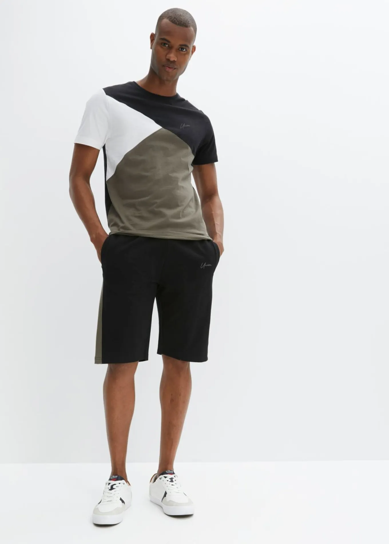 Camiseta y bermudas de chándal (2 piezas)