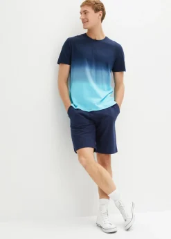 Camiseta y bermudas de chándal (2 piezas) de algodón puro