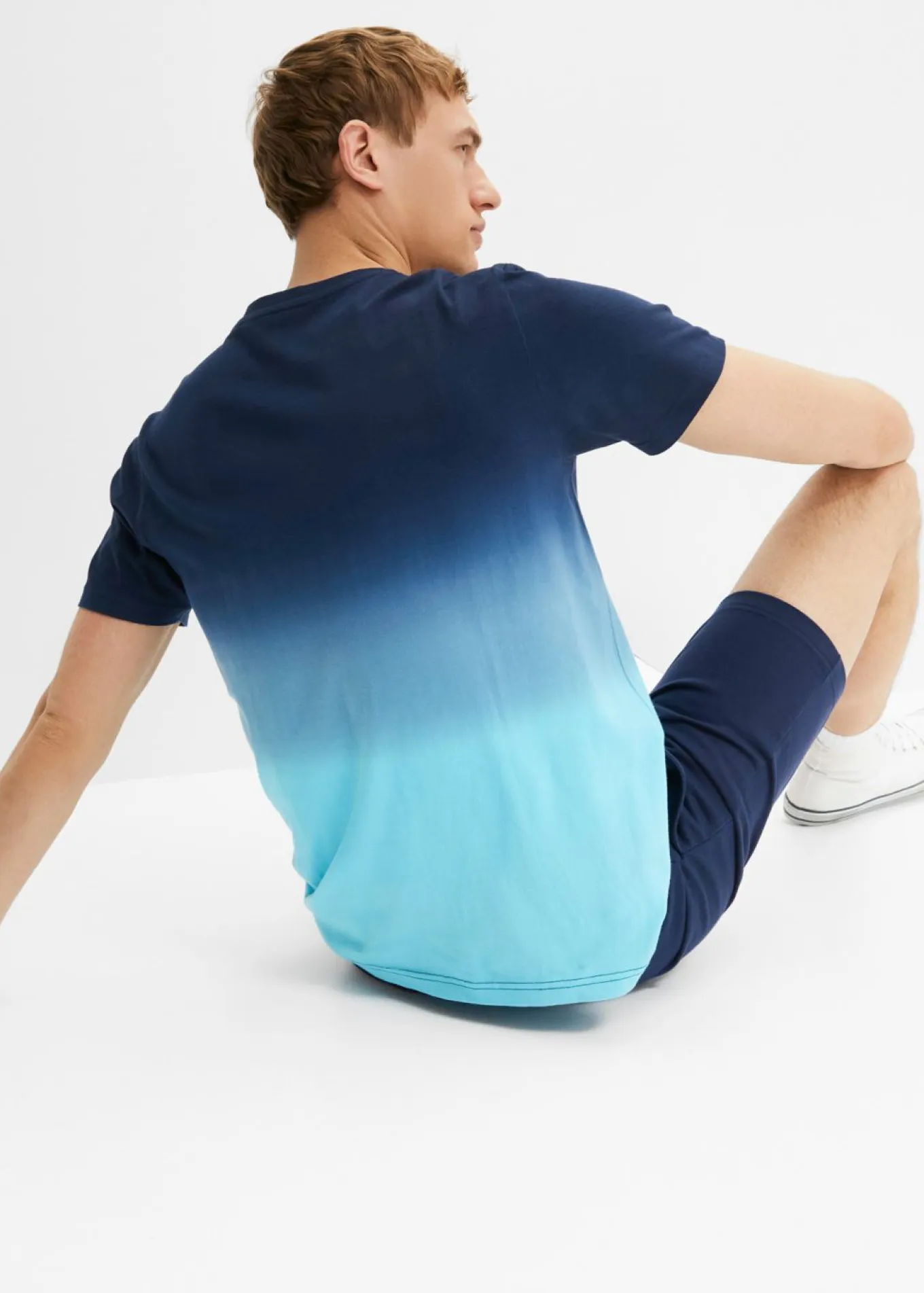 Camiseta y bermudas de chándal (2 piezas) de algodón puro