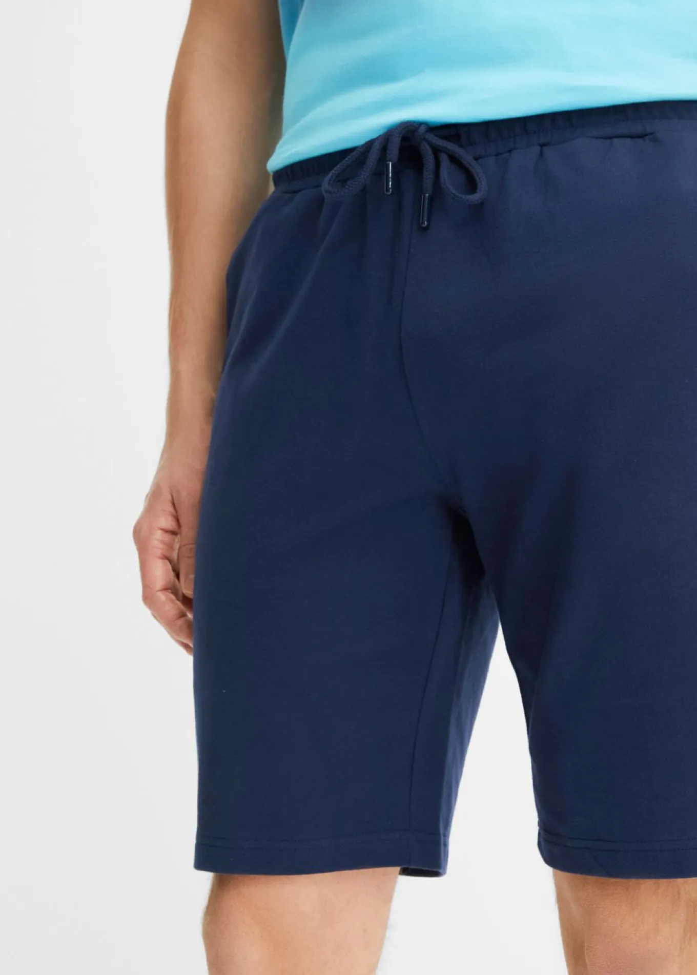 Camiseta y bermudas de chándal (2 piezas) de algodón puro