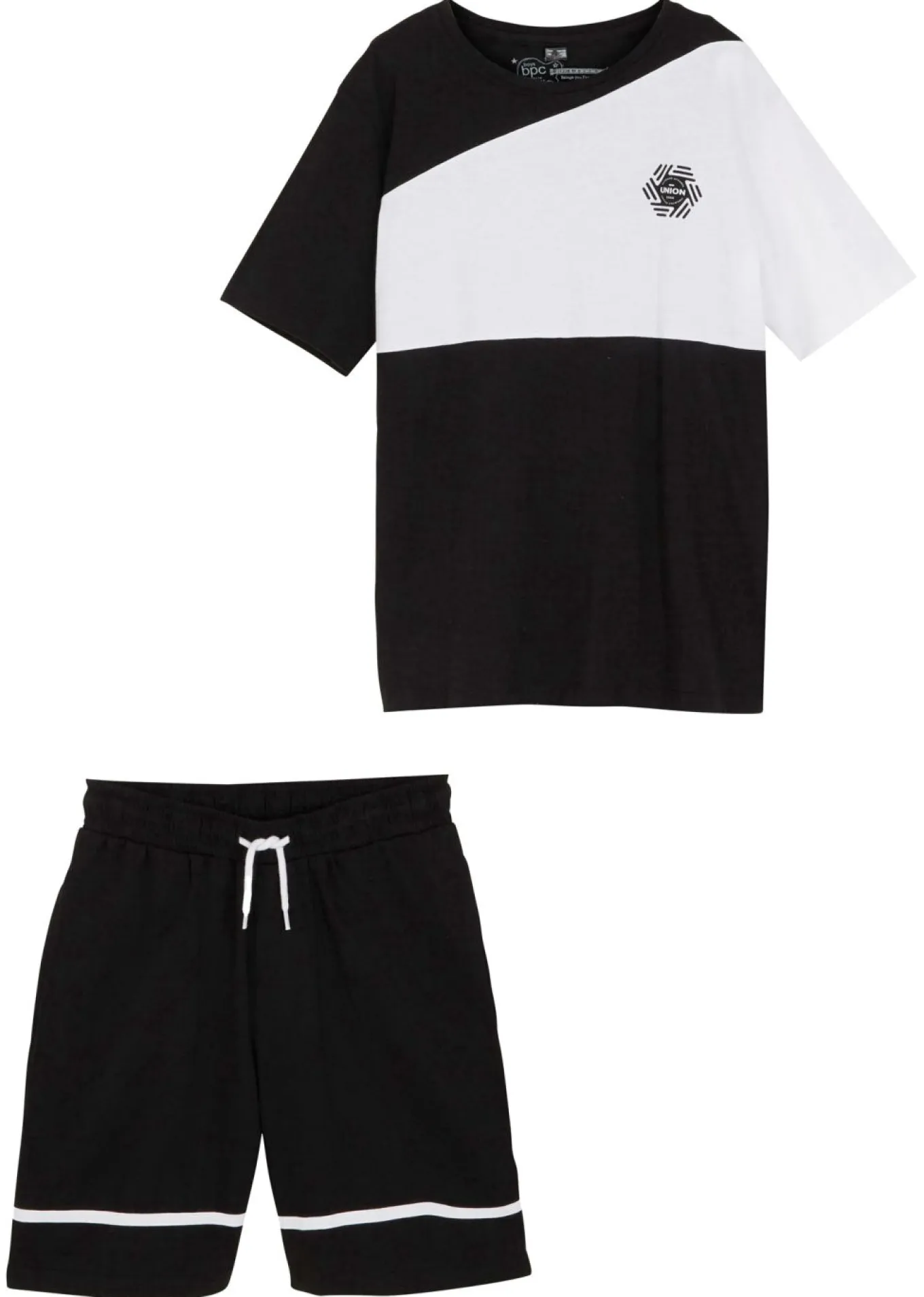 Camiseta y pantalón corto (2 piezas)