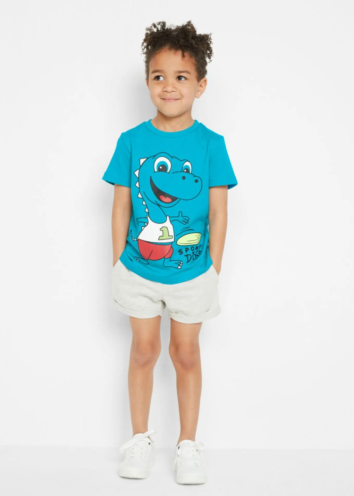 Camiseta y pantalón corto (conjunto de 2 piezas)
