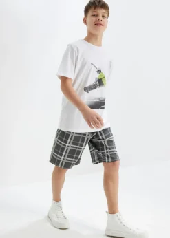 Camiseta y pantalón corto (conjunto de 2 piezas) de algodón orgánico
