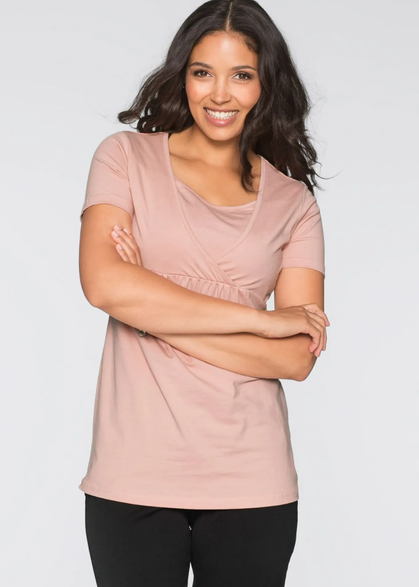 Camisetas premamá y de lactancia 2 en 1 (2 unidades)
