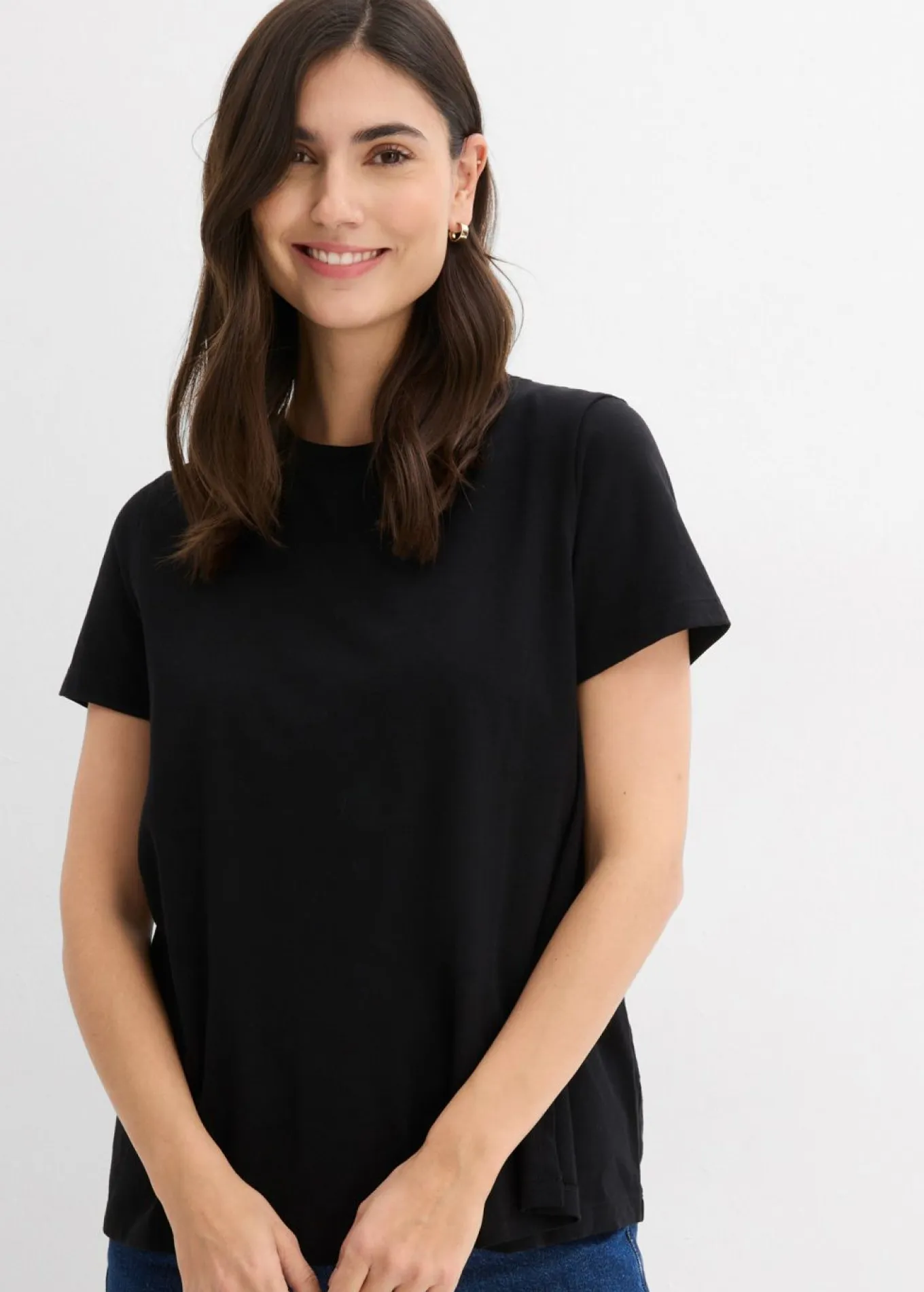 Camisetas premamá/de lactancia de algodón orgánico (2 unidades)
