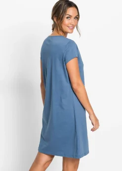 Camisón corto de algodón orgánico puro