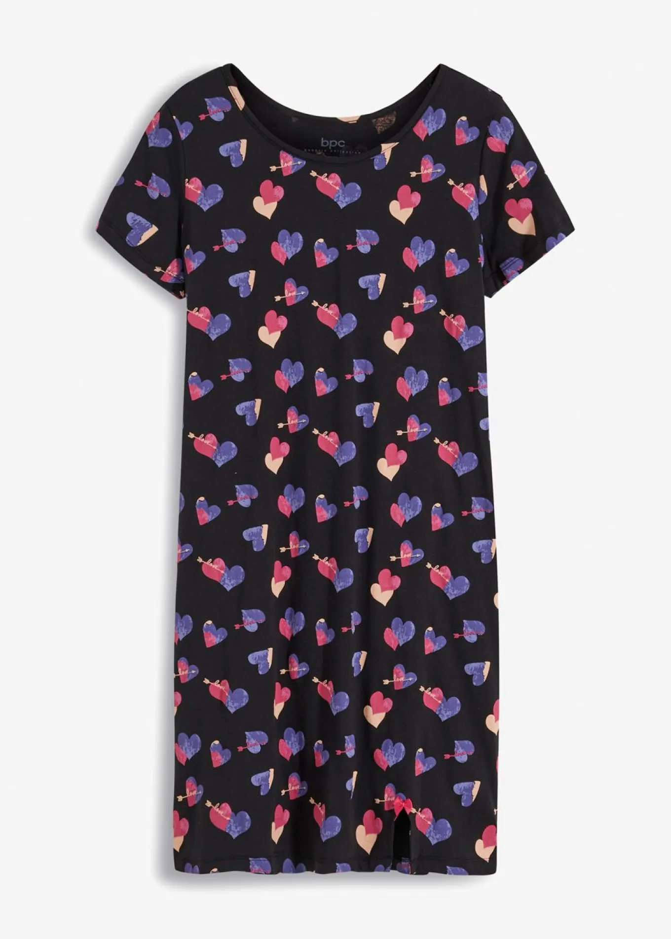 Camisón corto de algodón orgánico puro