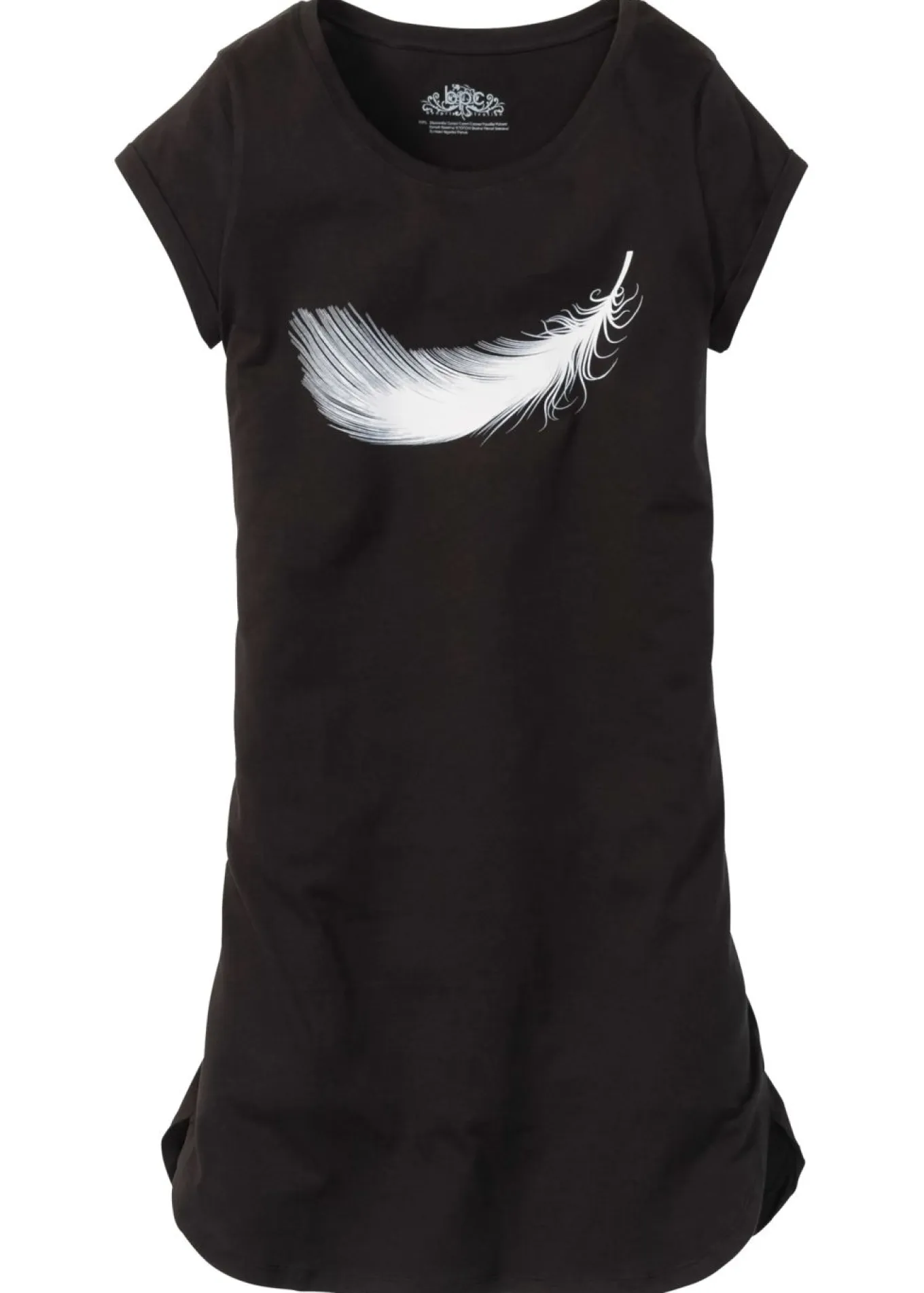 Camisón corto de algodón orgánico puro