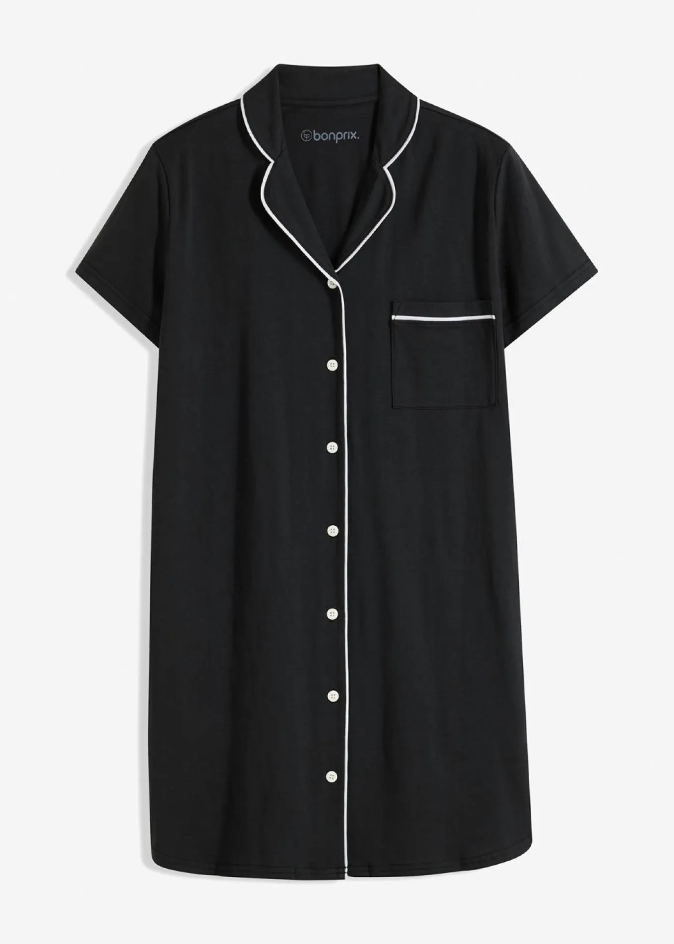 Camisón corto de algodón orgánico puro