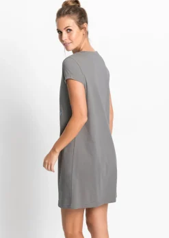 Camisón corto de algodón orgánico puro