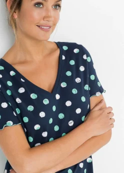 Camisón corto de algodón orgánico