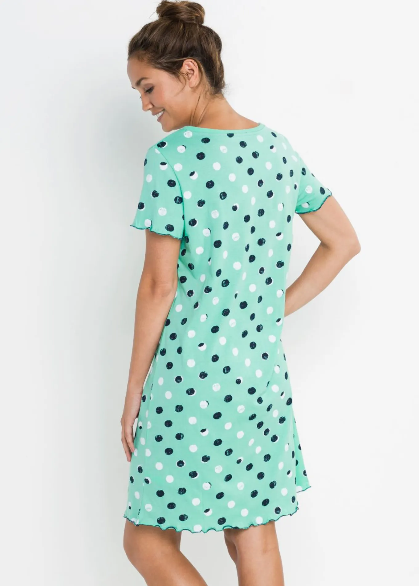 Camisón corto de algodón orgánico