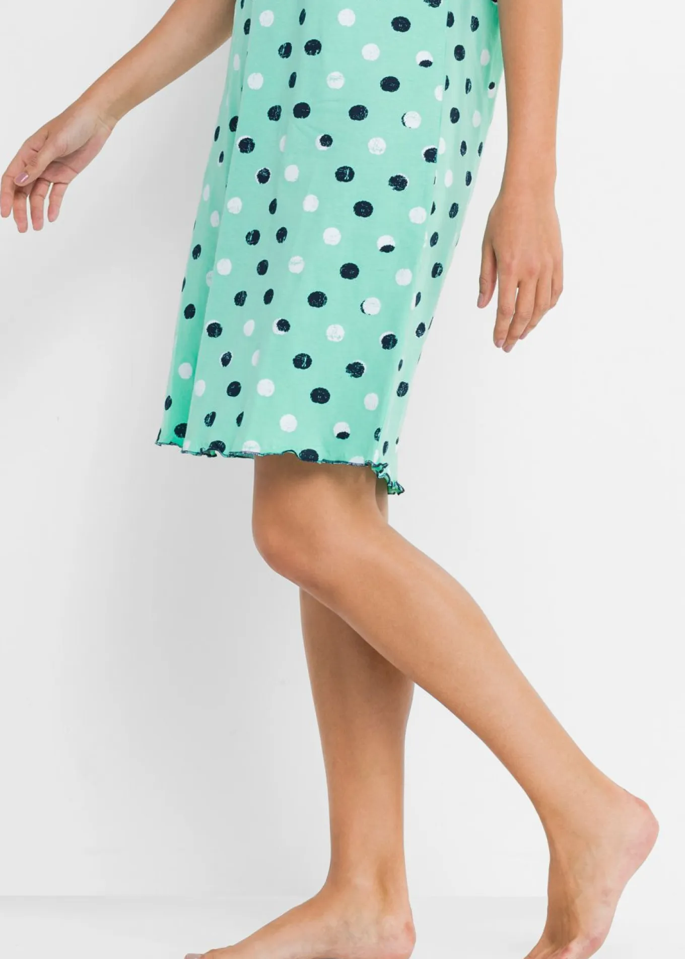 Camisón corto de algodón orgánico