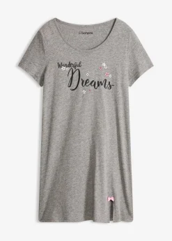 Camisón corto de algodón orgánico