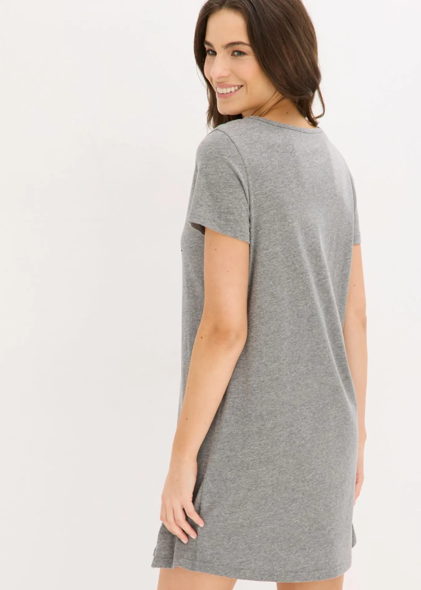 Camisón corto de algodón orgánico