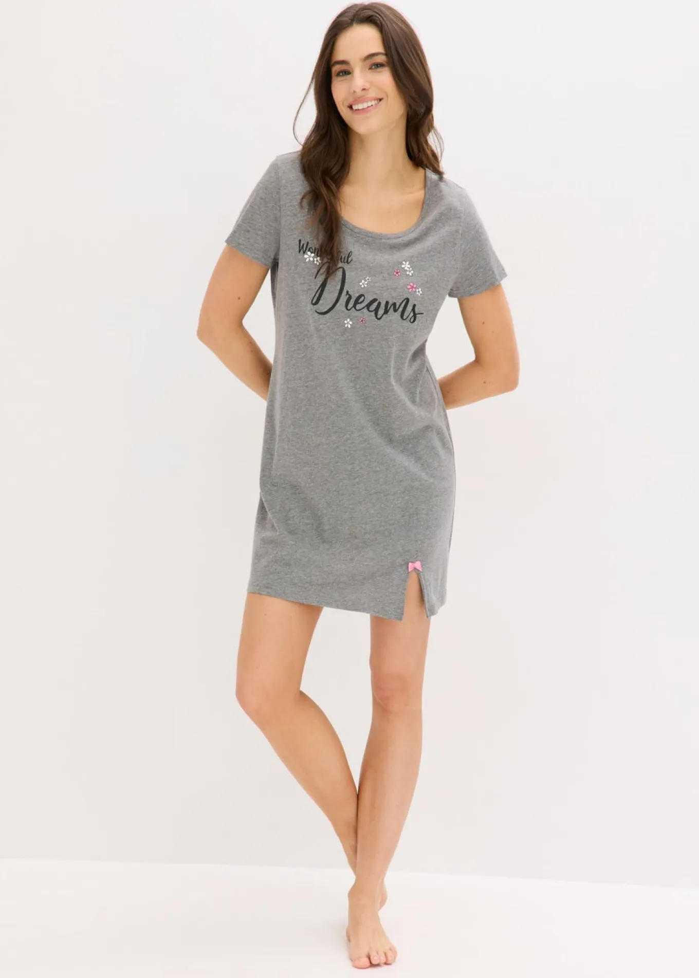 Camisón corto de algodón orgánico