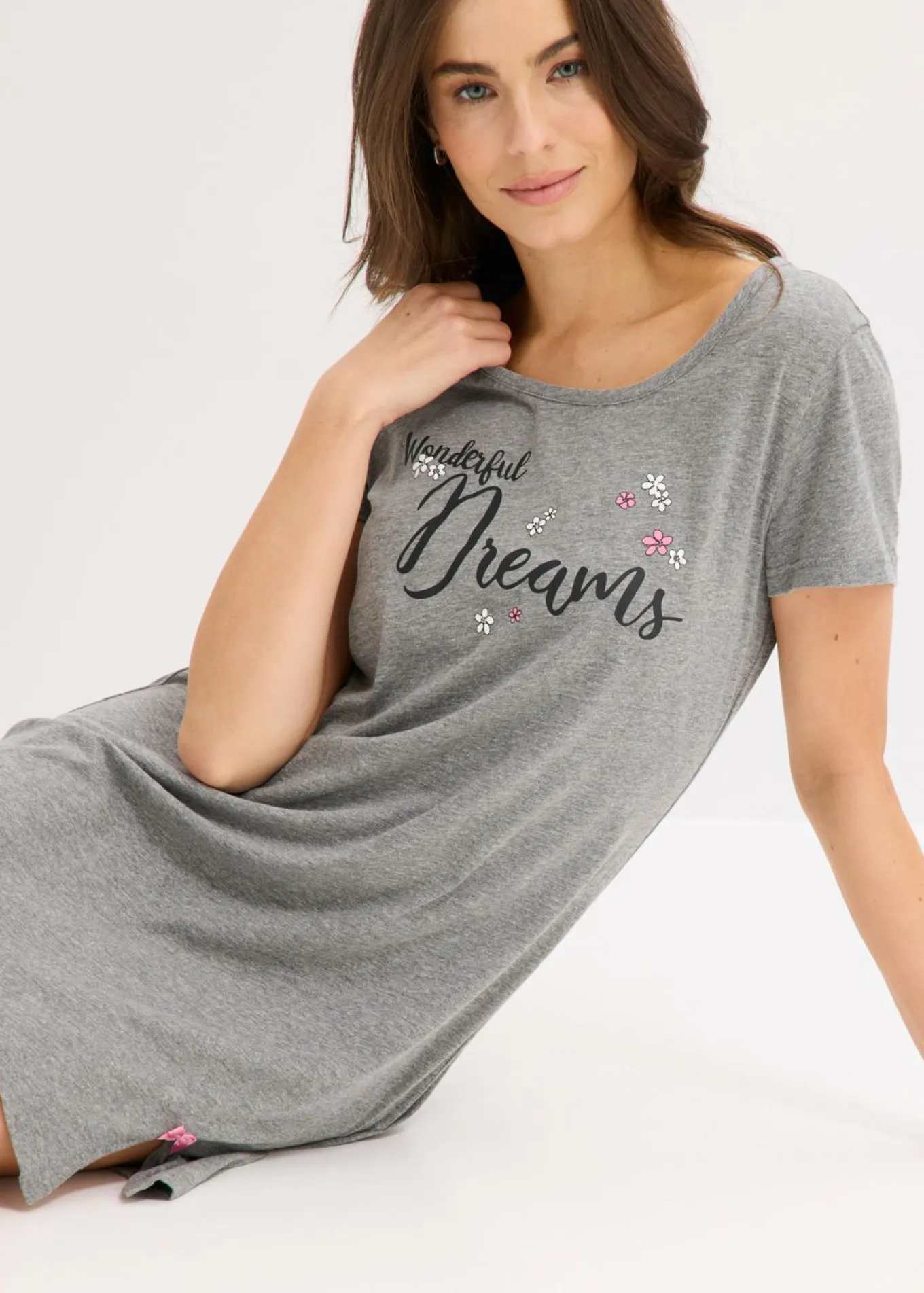 Camisón corto de algodón orgánico