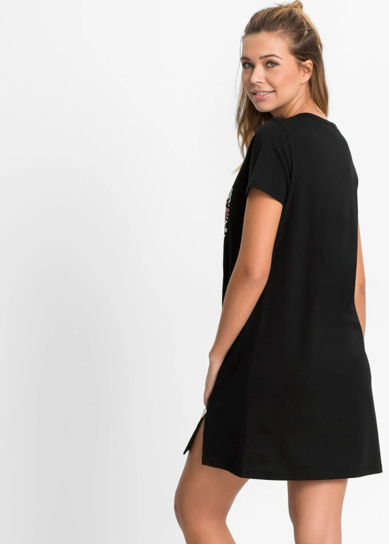 Camisón corto de algodón orgánico