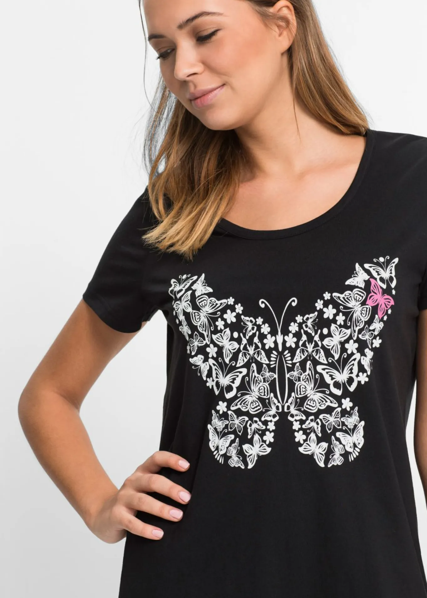 Camisón corto de algodón orgánico