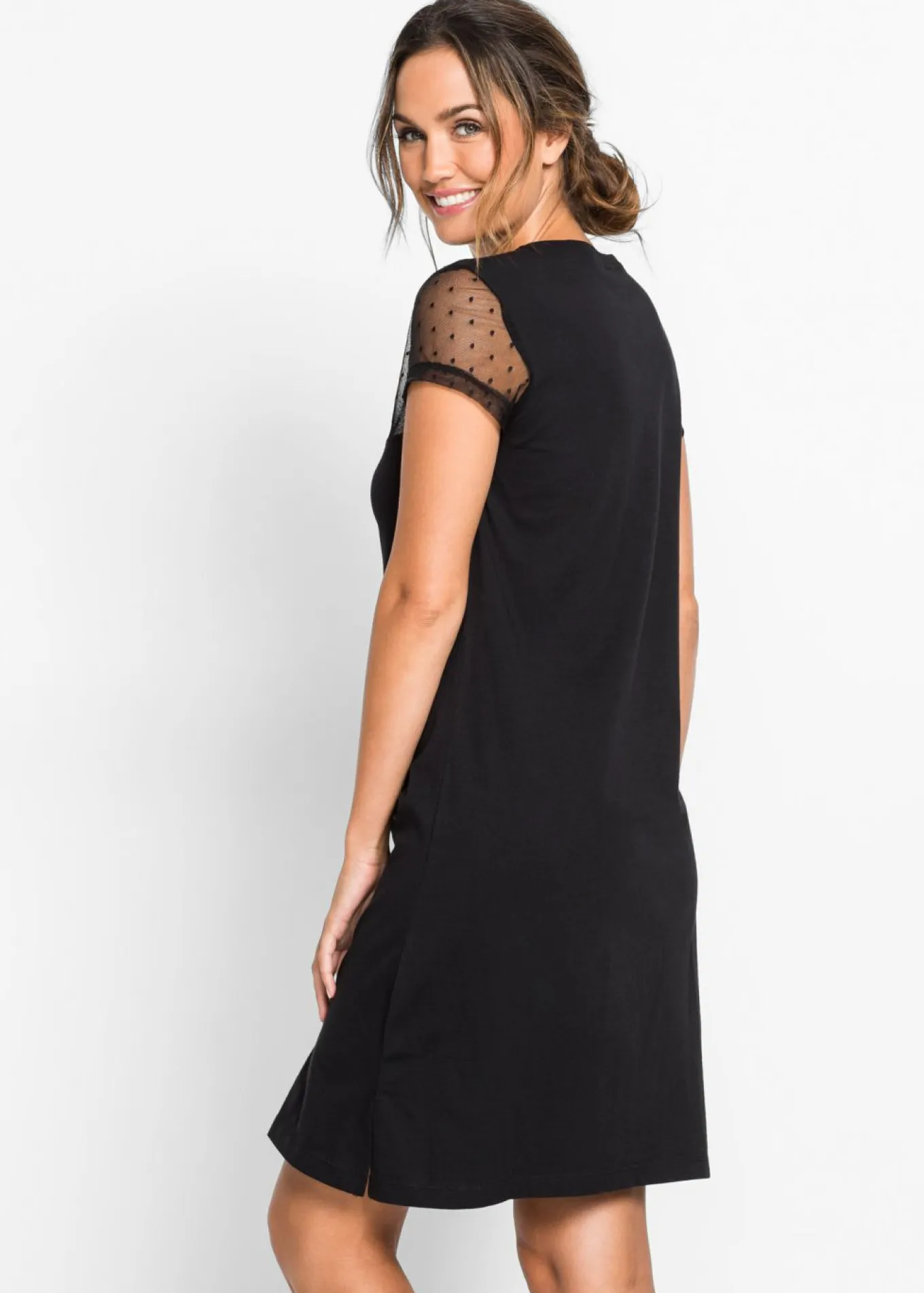 Camisón corto de algodón orgánico