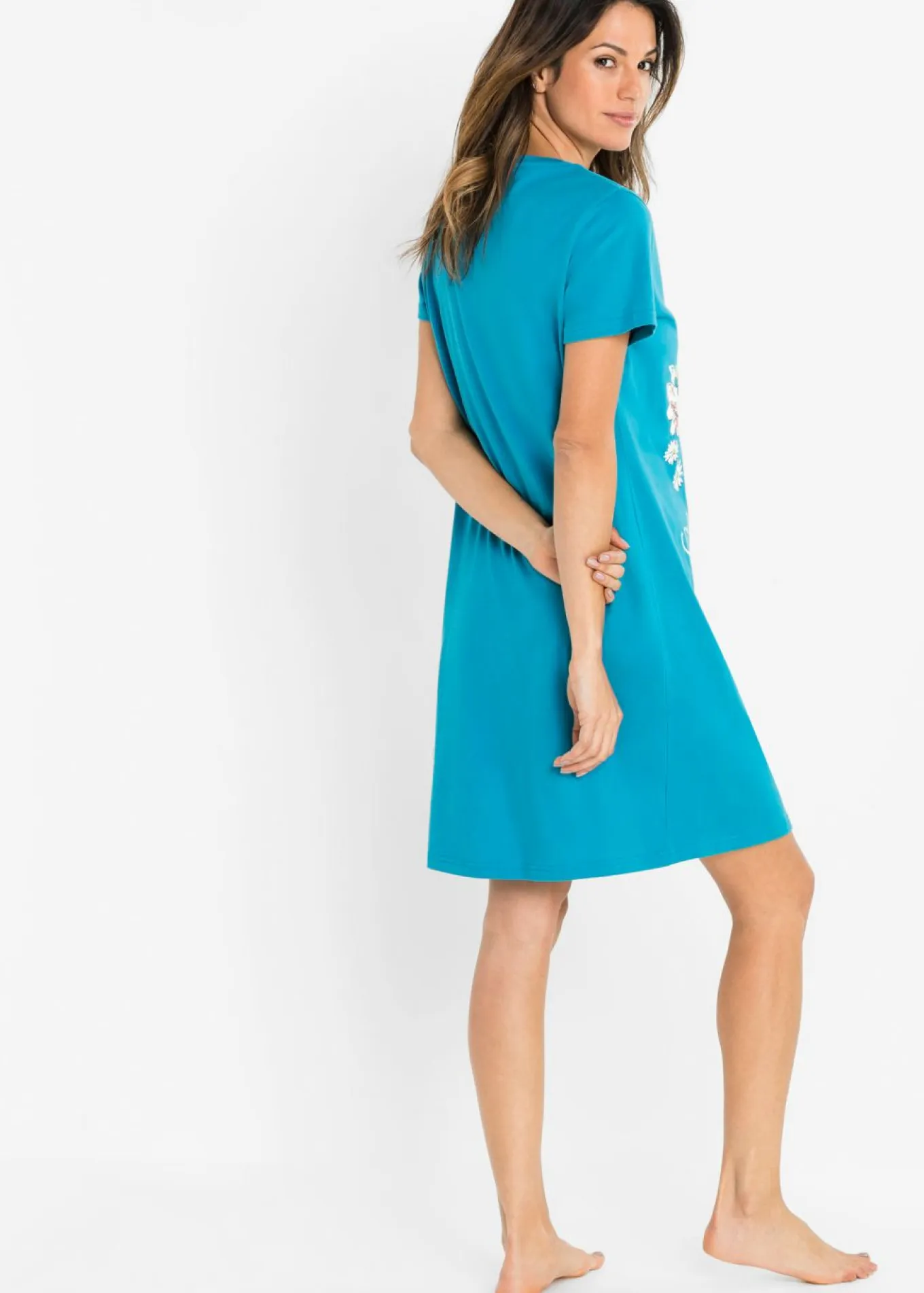 Camisón corto de algodón puro (2 unidades)