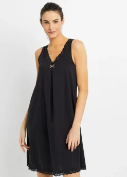 Camisón corto de mezcla suave de viscosa