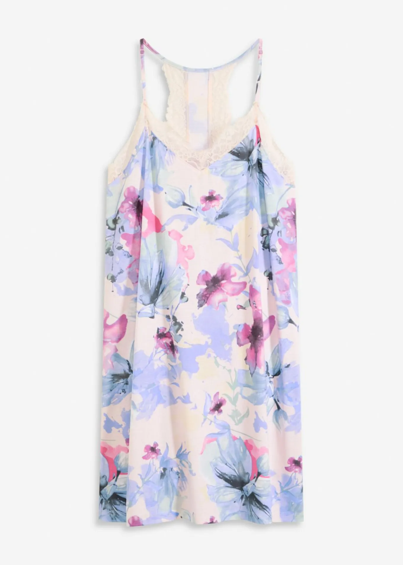 Camisón corto de suave mezcla de viscosa
