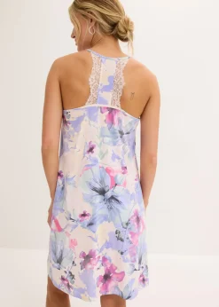 Camisón corto de suave mezcla de viscosa