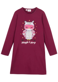 Camisón de algodón orgánico para niñas