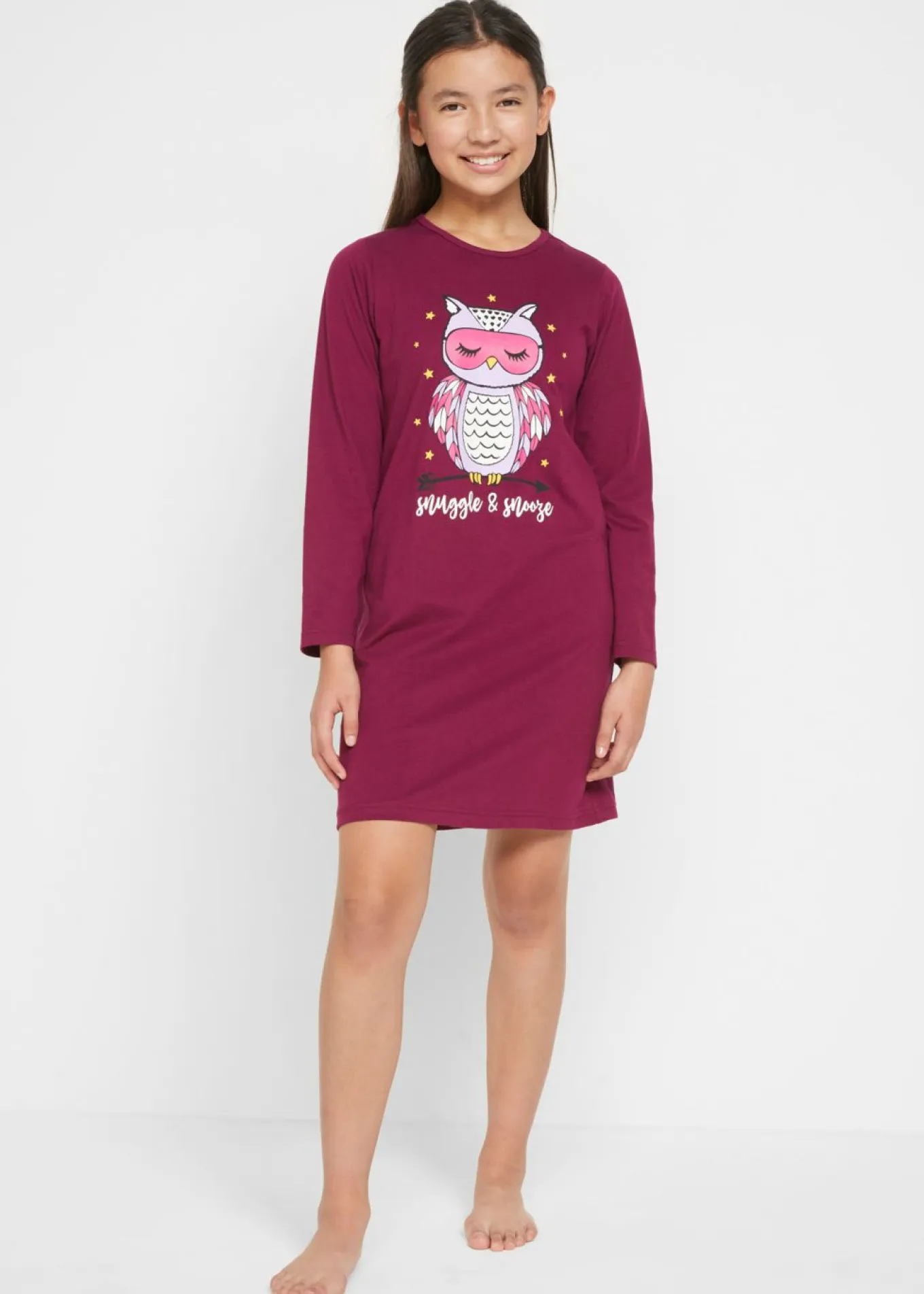 Camisón de algodón orgánico para niñas