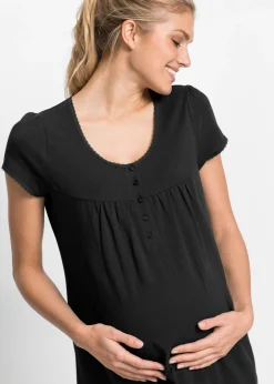 Camisón de lactancia de algodón orgánico