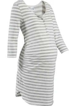 Camisón de lactancia de algodón