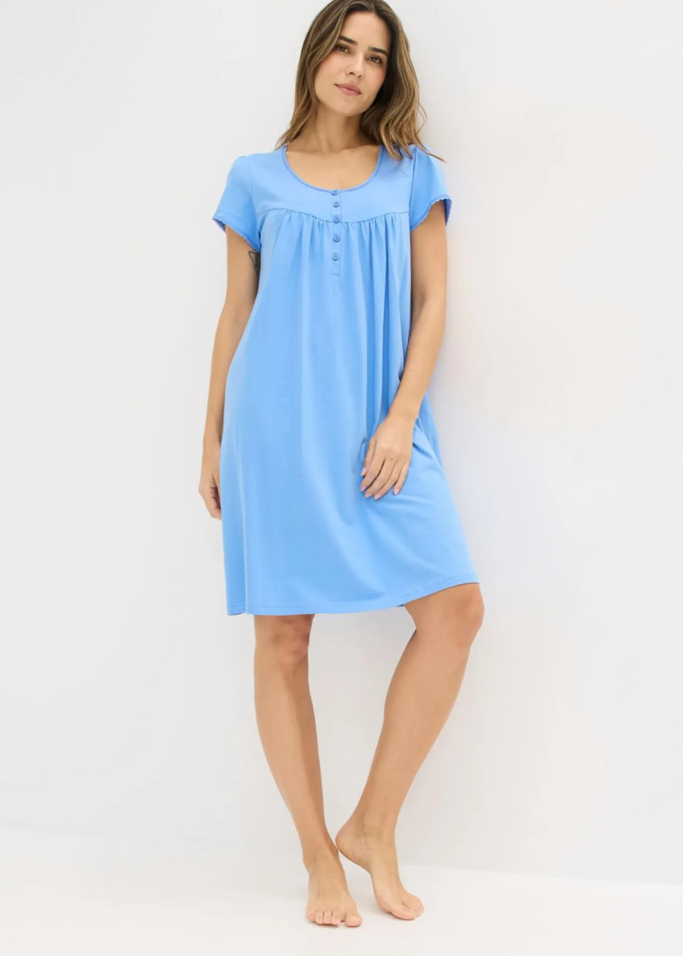 Camisón de lactancia de algodón orgánico