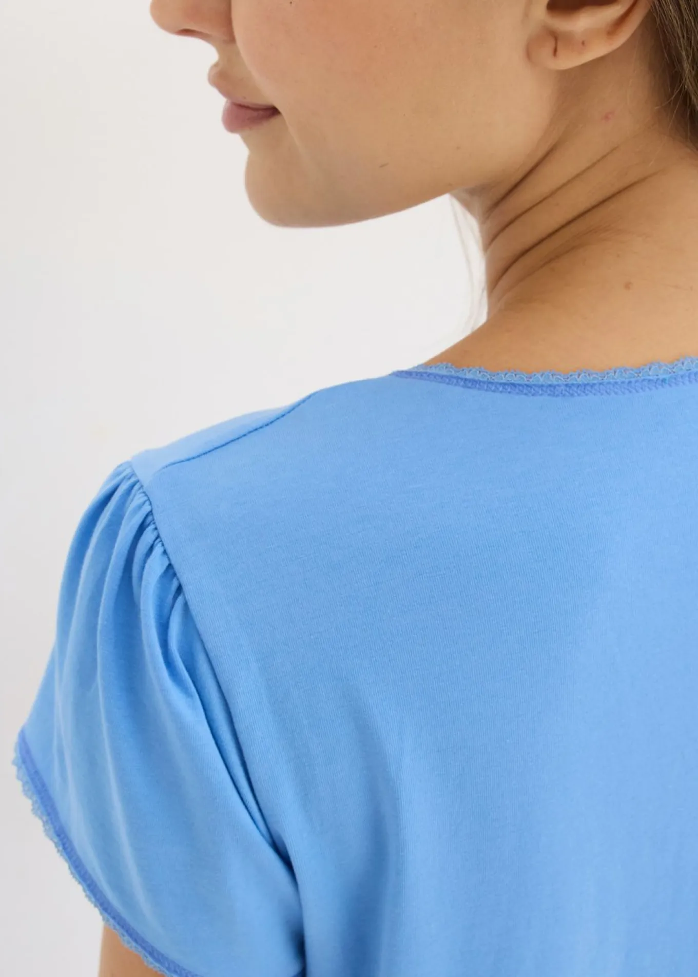 Camisón de lactancia de algodón orgánico