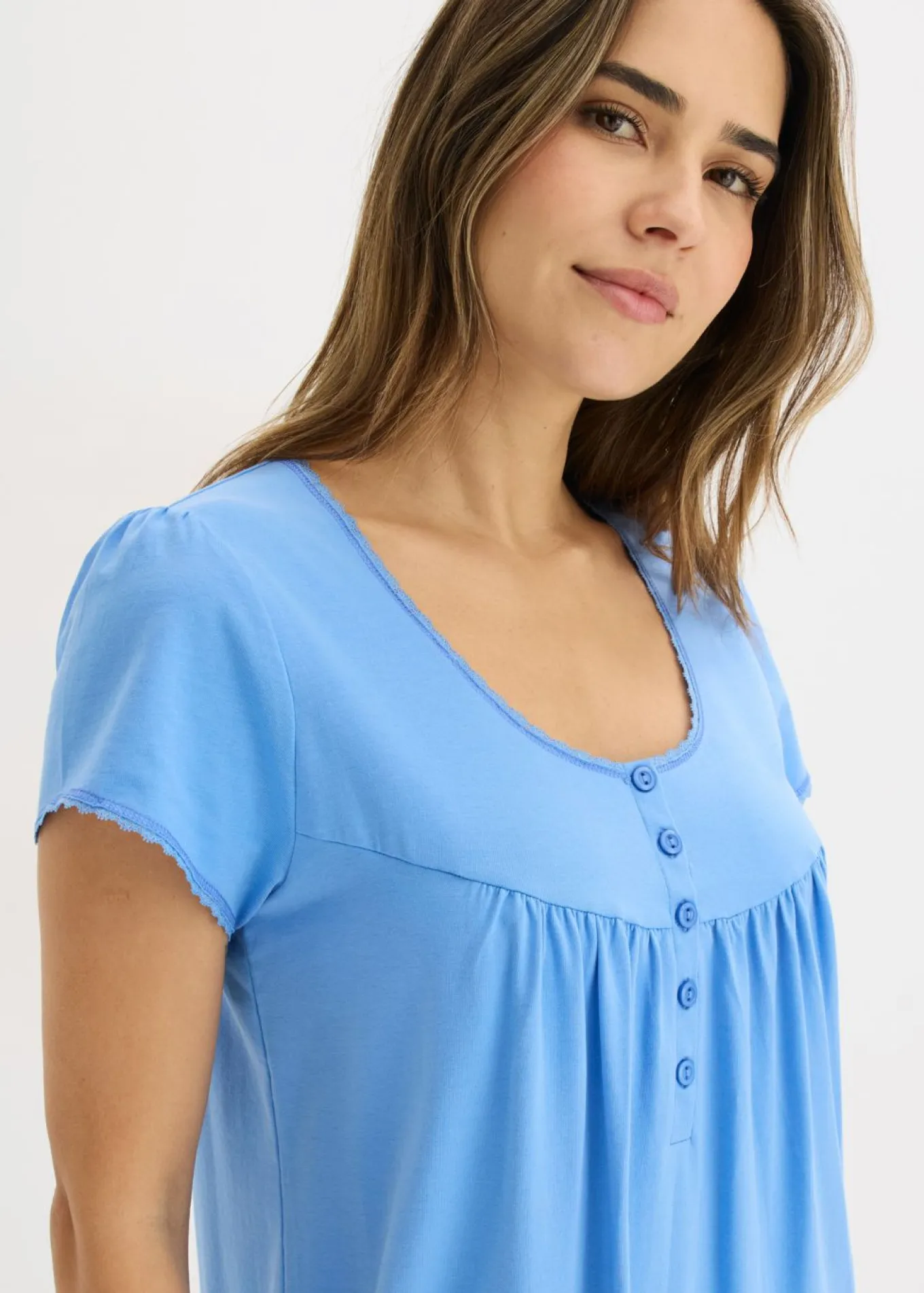 Camisón de lactancia de algodón orgánico