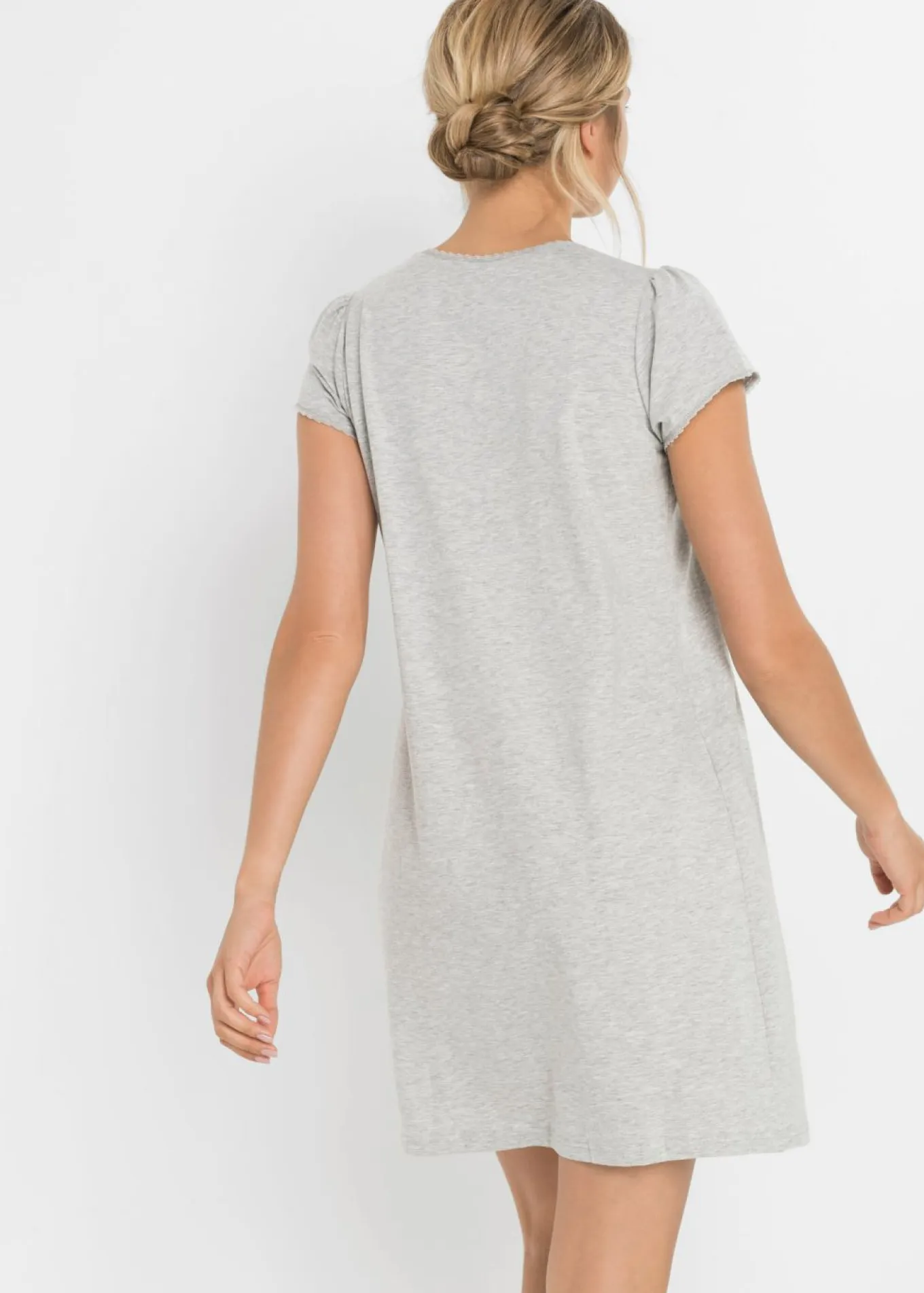 Camisón de lactancia de algodón orgánico