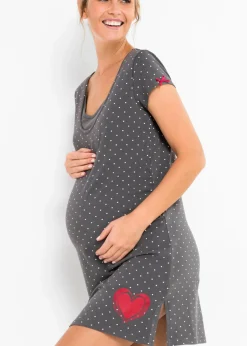 Camisón de lactancia de algodón orgánico