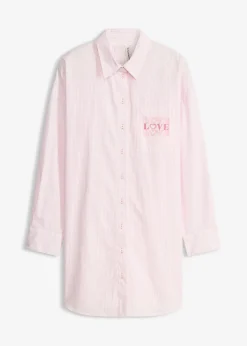 Camisón holgado de algodón puro
