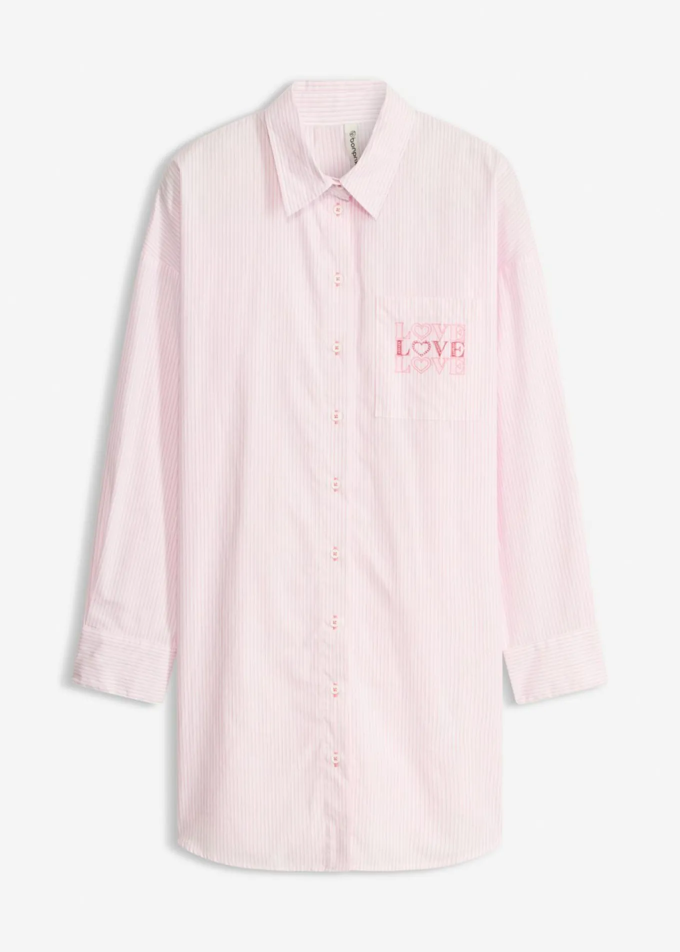 Camisón holgado de algodón puro