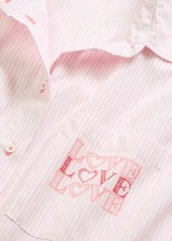 Camisón holgado de algodón puro