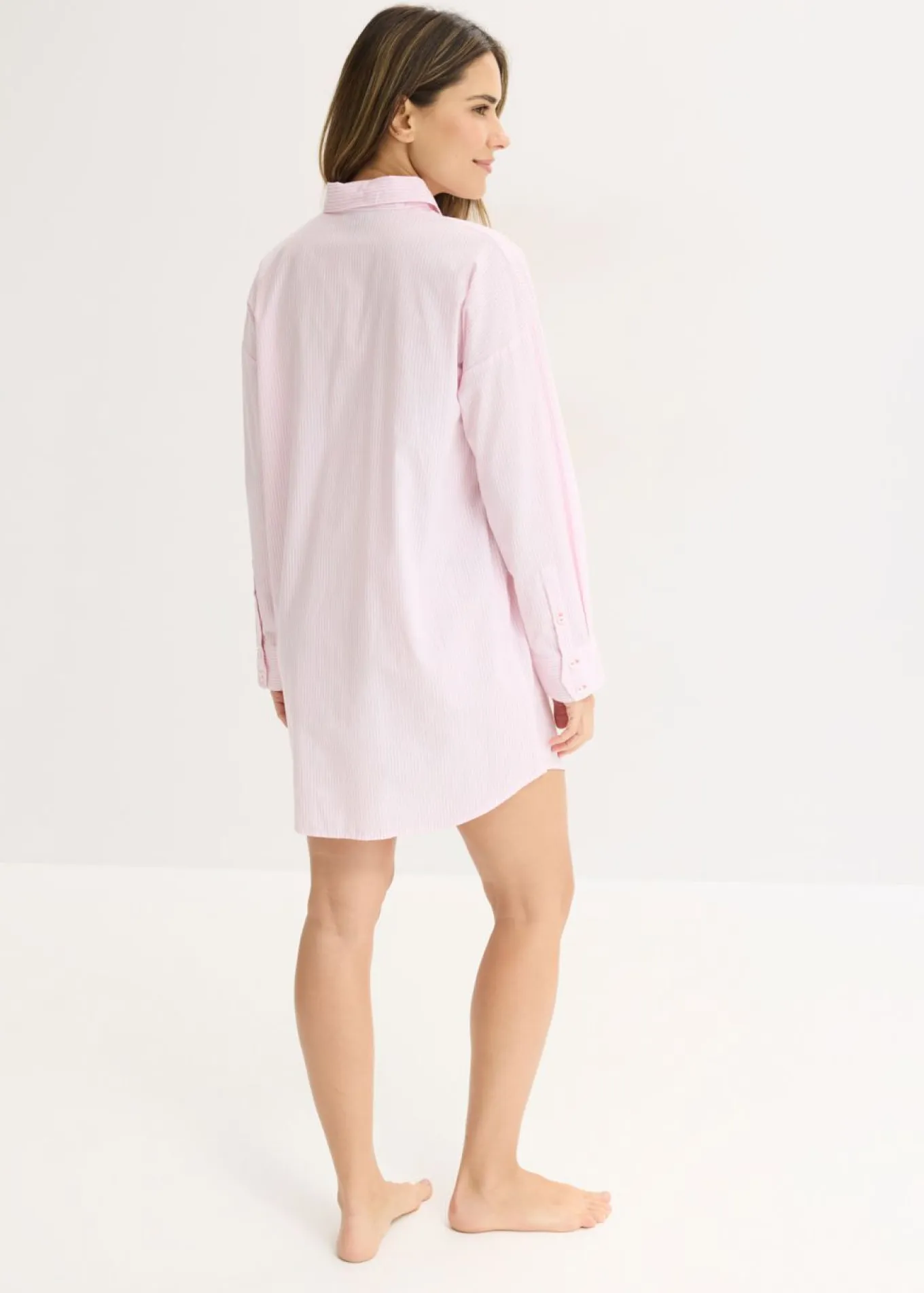 Camisón holgado de algodón puro