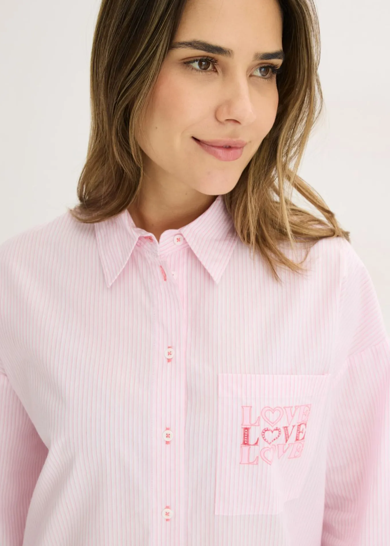 Camisón holgado de algodón puro
