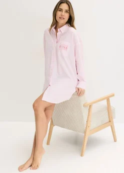 Camisón holgado de algodón puro