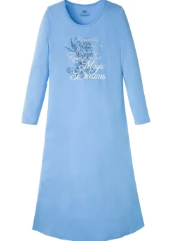 Camisón largo de algodón orgánico puro