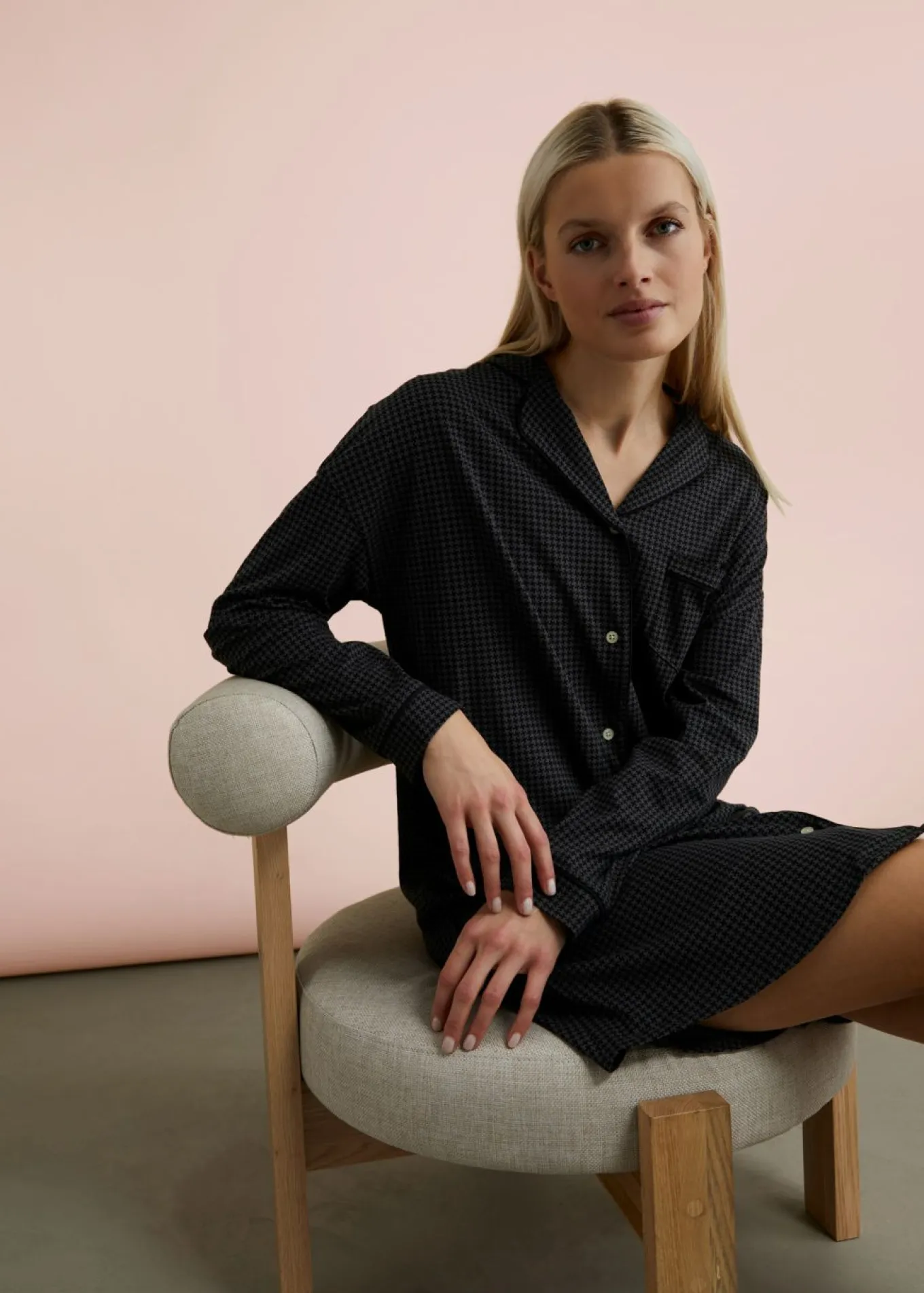 Camisón oversize de algodón puro