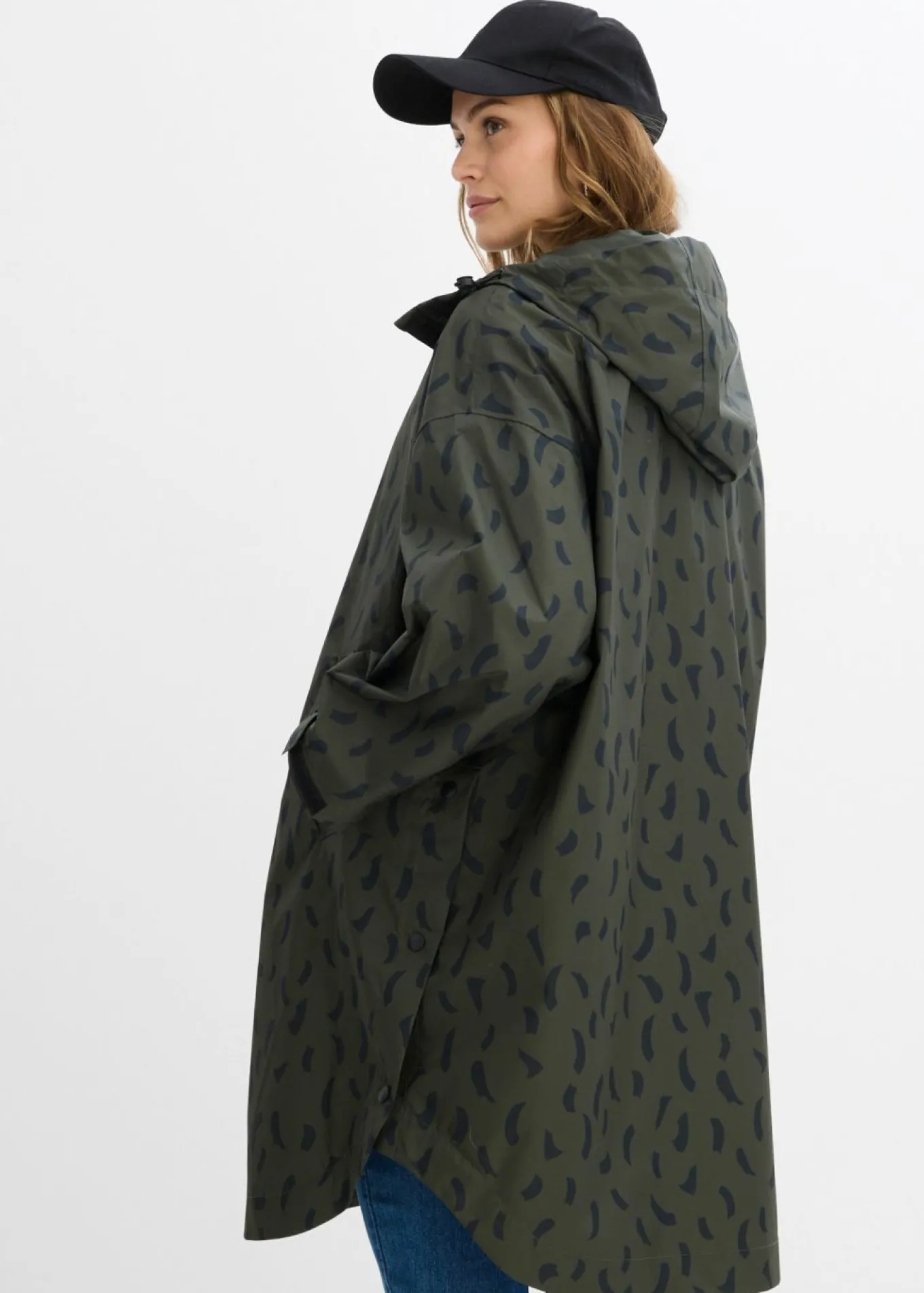 Capa impermeable premamá 3 en 1 con inserto de porteo y bolsa