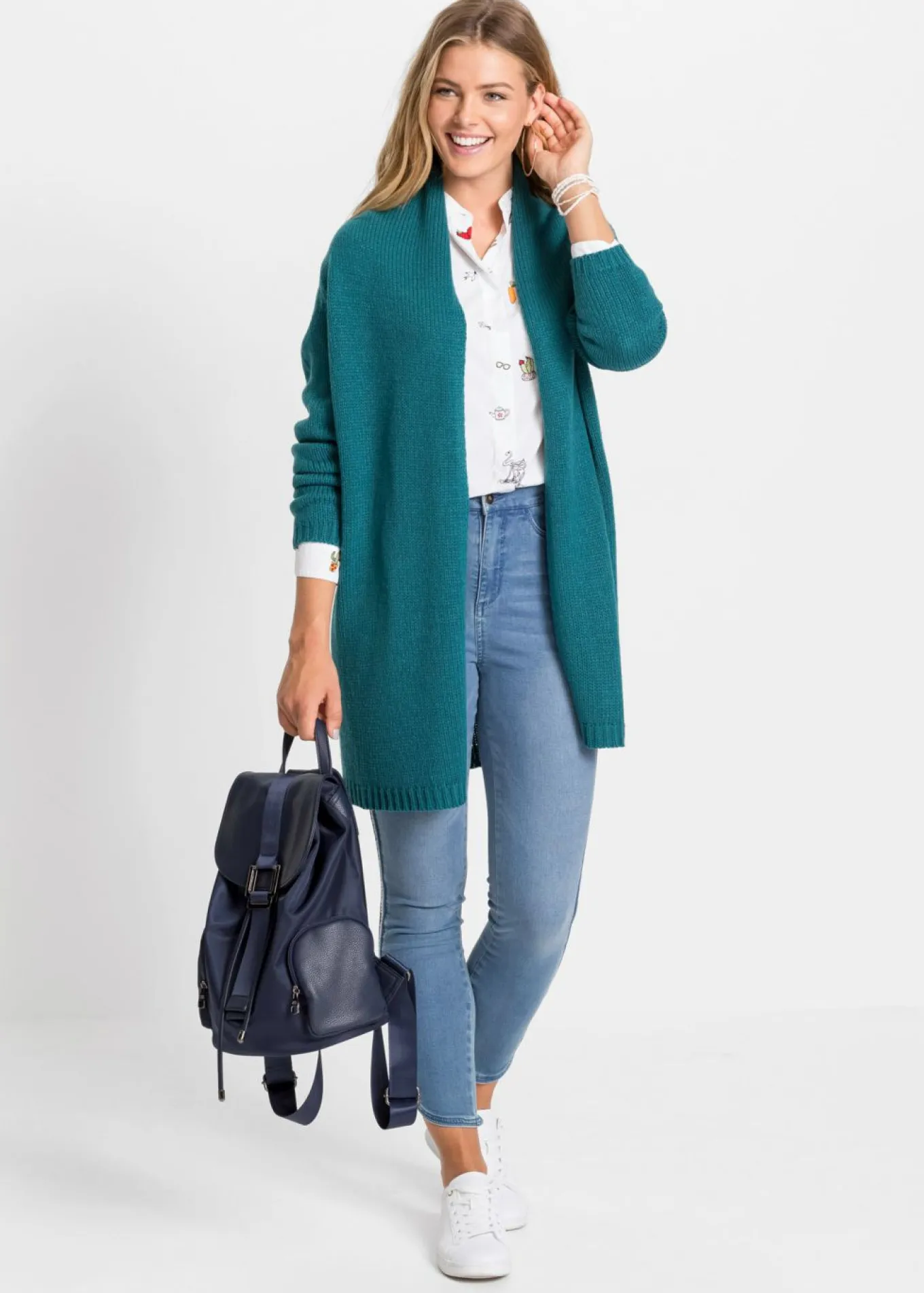 Cardigan holgado extra grande