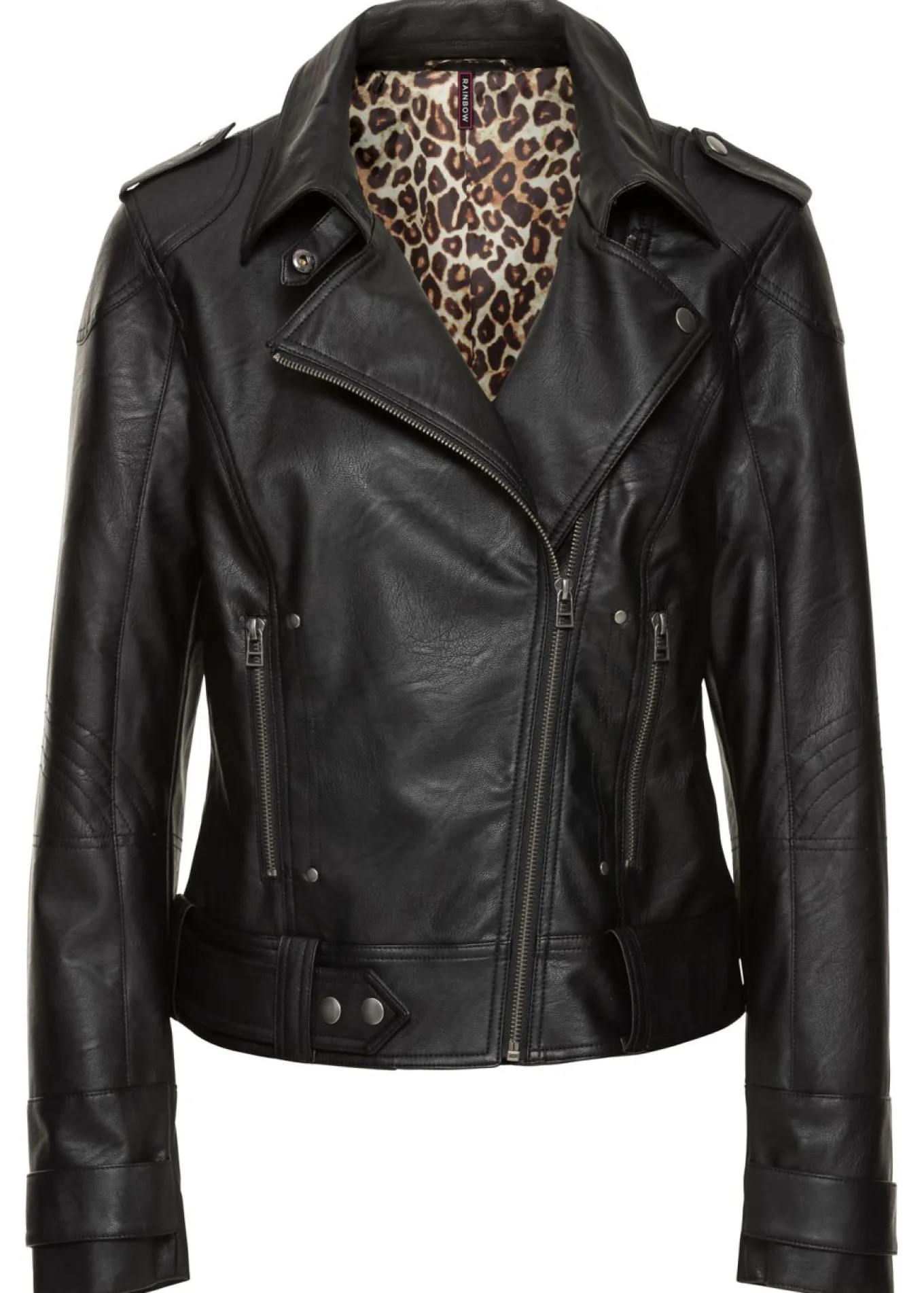Cazadora de estilo biker