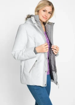 Cazadora de invierno con aspecto 2 en 1
